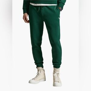 [NWT] Polo Ralph Lauren Dark Forest Green Joggers Sweatpants Track Pants - Sz M